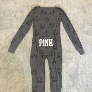 Victoria Secret - Pink - Smiley Face Onesie - M